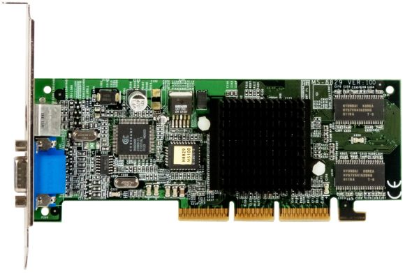 MSI NVIDIA GEFORCE2 MX200 32MB MS-8829 AGP SDRAM