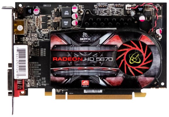 XFX AMD RADEON HD 5670 512MB HD-567X-YN HD-567X-YNF3 PCIe