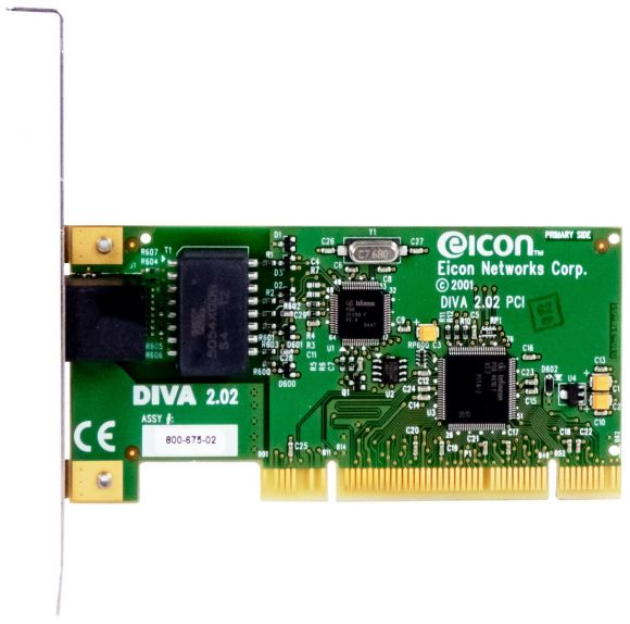 EICON DIVA 2.02 ISDN ADAPTER 800-675-02 PCI 810-314-02