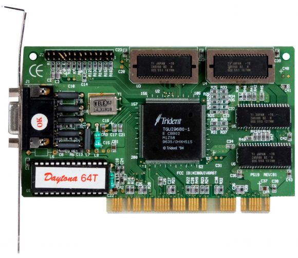 DAYTONA TRIDENT TGUI9680-1 2MB DAYTONA 64T PCI EDO