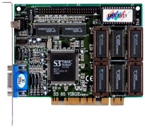 S3 VIRGE 4MB DSV3325 PCI 86C325 EDO D-SUB
