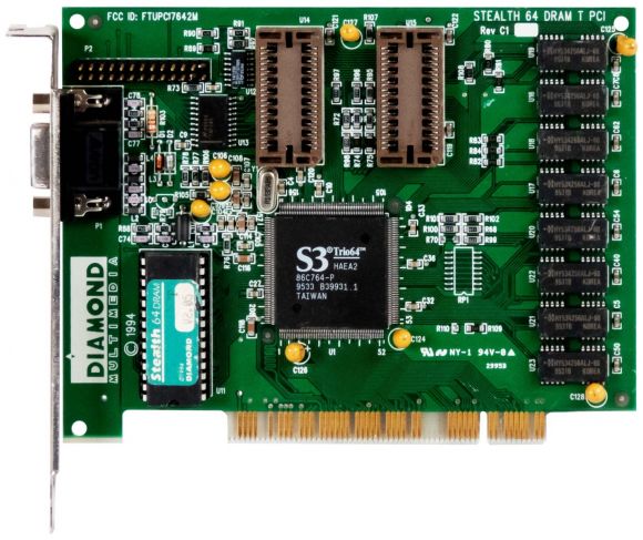 DIAMOND S3 TRIO64 1MB STEALTH 64 DRAM T PCI FPM