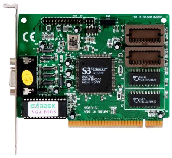 CARDEX S3 TRIO64V+ 1MB 9503-61 PCI D-SUB