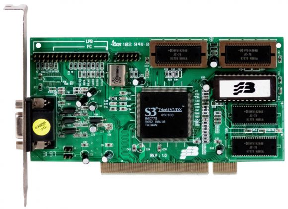 S3 TRIO64V2/DX 2MB PCI EDO D-SUB