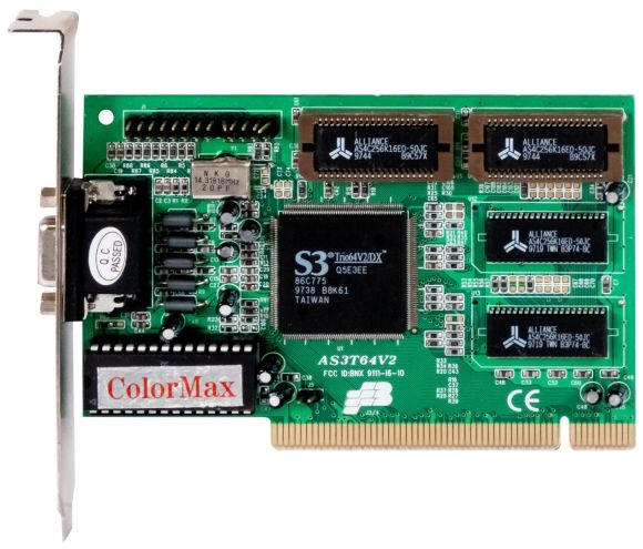 S3 TRIO64V2/DX 2MB AS3T64V2 PCI