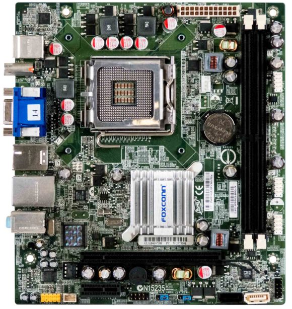 HP 492934-001 MCP73S01 s.775 DDR2 mini-ITX