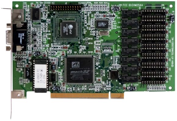 ATI MACH32 2MB 109-25400-43 PCI D-SUB
