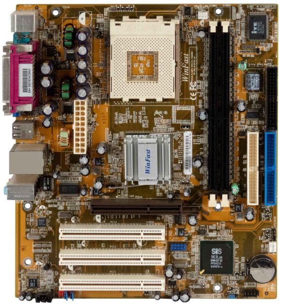 WinFast 741M01C-G-6L s.462 DDR AGP PCI mATX