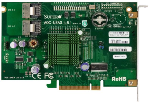 SUPERMICRO AOC-USAS-L8i 8-PORT SAS 3Gbps PCIe
