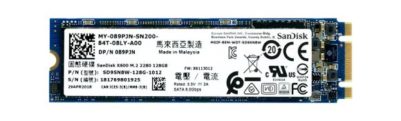 SanDisk SSD X600 128GB TLC SATA III M.2 SD9SN8W-128G-1012
