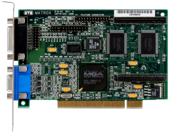 MATROX MYSTIQUE 1064SG 2MB MGA-MYST/2SYS PCI 618-02