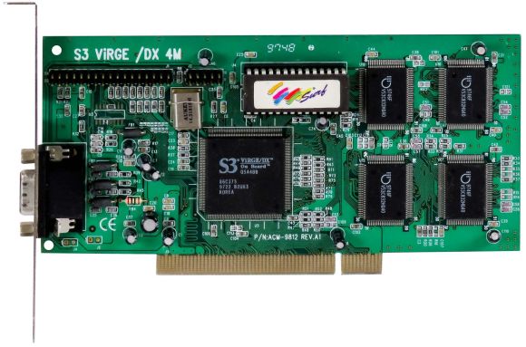 S3 VIRGE/DX 4MB ACM-9812 PCI D-SUB
