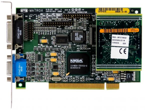 MATROX MYSTIQUE 220 4MB MGA-MYST/2I PCI 618-02