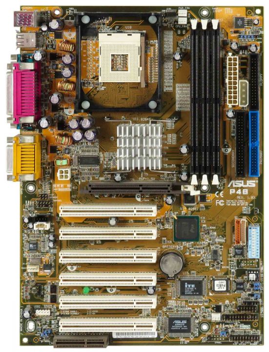 MOTHERBOARD ASUS P4B SOCKET 478 SDRAM PCI ATX