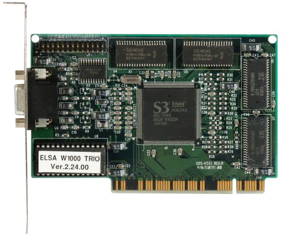 ELSA S3 TRIO64 2MB W1000 TRIO PCI 510151-00 D-SUB