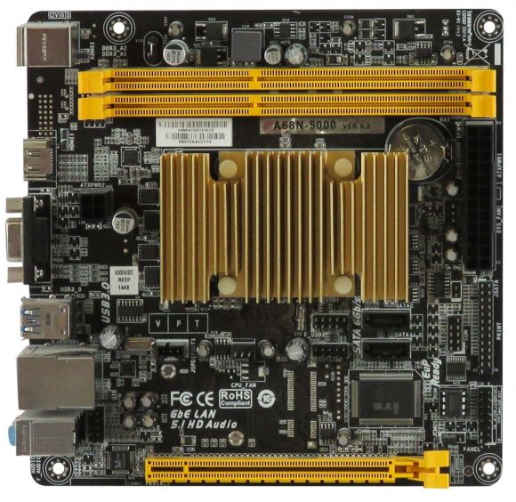 BIOSTAR A68N-5000 s.769 DDR3 mITX
