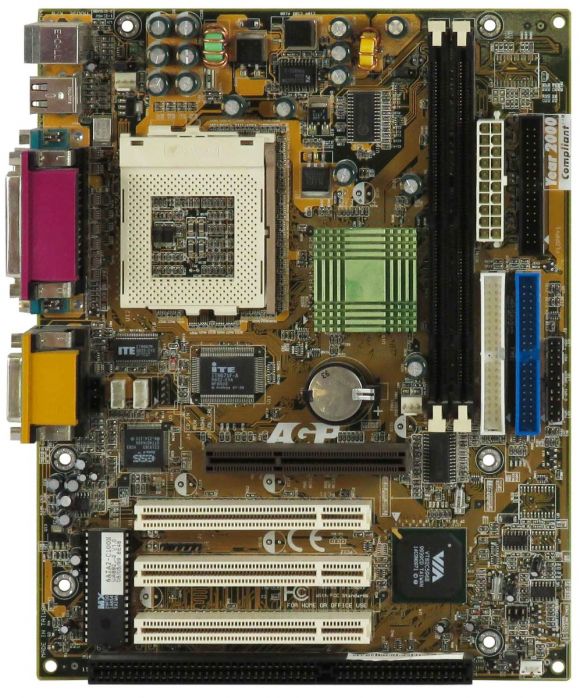 CHAINTECH 6AIA2  SOCKET 370 SDRAM ISA PCI microATX