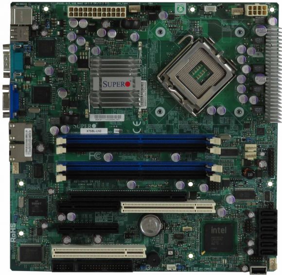 MOTHERBOARD SUPERMICRO X7SBL-LN2 s.775 DDR2 2xRJ-45 PCIe