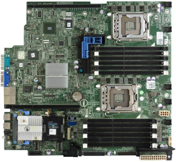 Dell 0JD6X3 PowerEdge R420 Motherboard Dual CPU +  Perc H710 Mini 070K80 + BBU