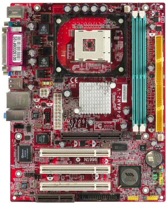 MSI MS7095 VER:1 P4MAM2-V s.478 DDR AGP PCI