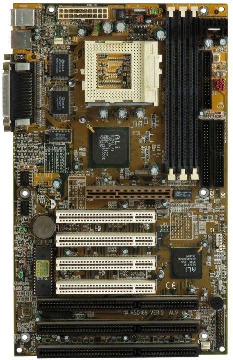 MSI MS-5169 VER:2 AL9 SOCKET 7 AGP PCI ISA ATX
