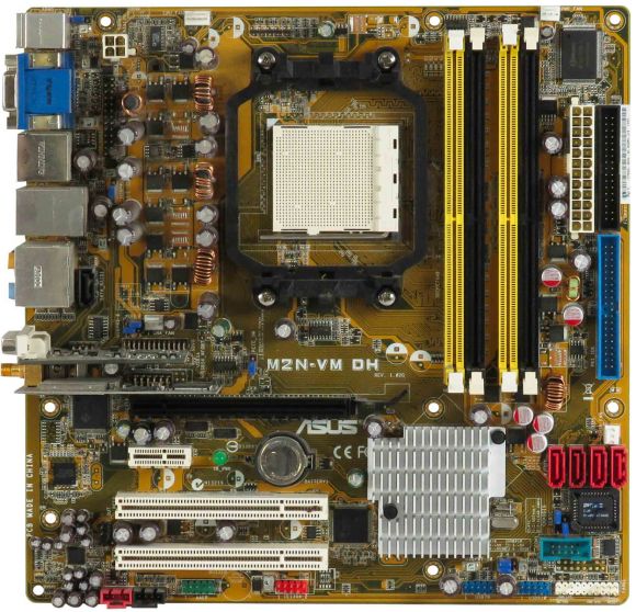 ASUS M2N-VM DH s.AM2 DDR2 PCI PCIe mATX