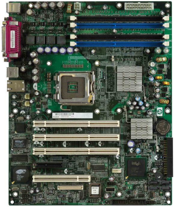 HP 382083-001  s.775 4x DDR PCIe PCI 3x PCI-X 377581-001 383716-B21 FOR ML110 G2