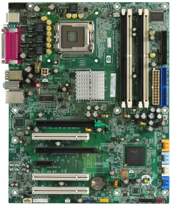 HP 437314-001 412410-002 LGA775 4x DDR2 PCIe PCI SATA XW4400