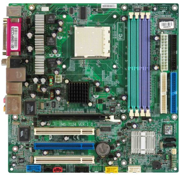 MSI MS-7124 1.0 SOCKET 939 4x DDR PCIe PCI IDE/ATA SATA
