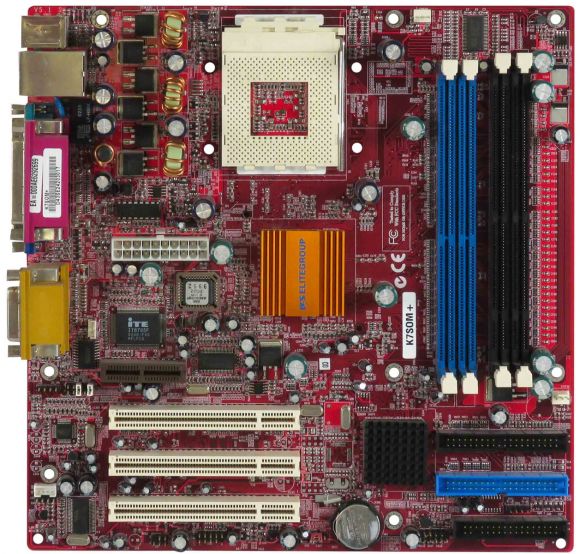 ELITEGROUP K7SOM+ SOCKET 462 DDR SDRAM PCI microATX