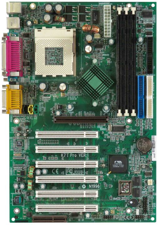 MOTHERBOARD MSI K7T Pro VER: 1 SOCKET 462 SDRAM PCI  