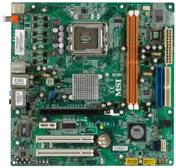 MSI MS-7301 VER: 1.0 s.775 DDR2 PCI-E PCI
