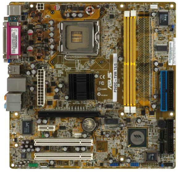 ASUS P5VDC-TVM TE/S LGA775 MOTHERBOARD DDR2 PCI-E mATX