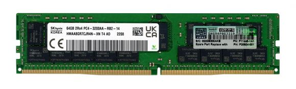HP P11446-1A1 64GB DDR4 3200MHz ECC HMAA8GR7CJR4N-XN