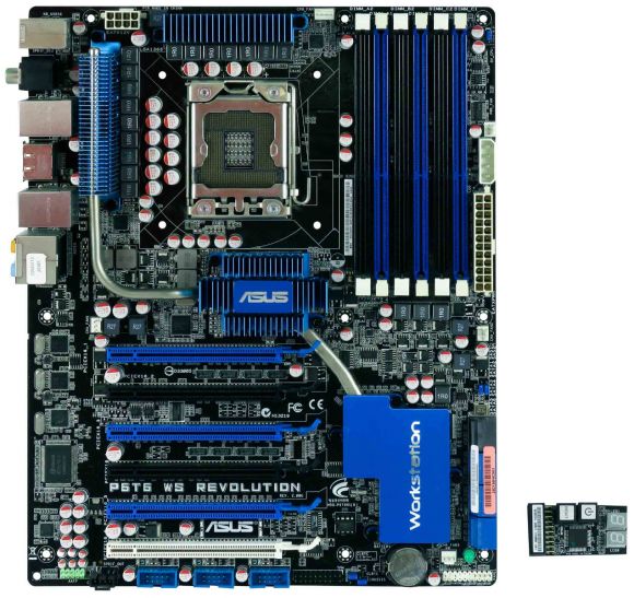 ASUS P6T6 WS REVOLUTION LGA1366 6x DDR3 INTEL X58 PCIe SAS