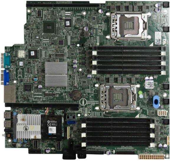 DELL 051XDX 2x LGA1356 12x DDR3 POWEREDGE R520V2 + PERC H710 MINI + BBU