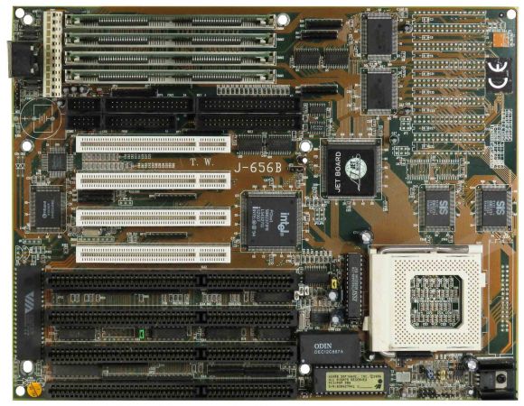 JETWAY J-656B SOCKET 7 4x EDO PCI ISA IDE/ATA + 4x 4MB RAM