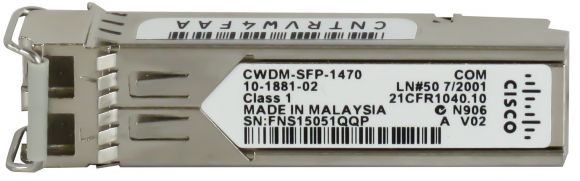 CISCO CWDM-SFP-1470 10-1881-02 1000BASE-CWDM SFP