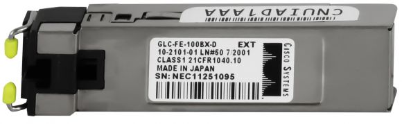 CISCO GLC-FE-100BX-D 10-2101-01 100BASE-BX10-D SFP