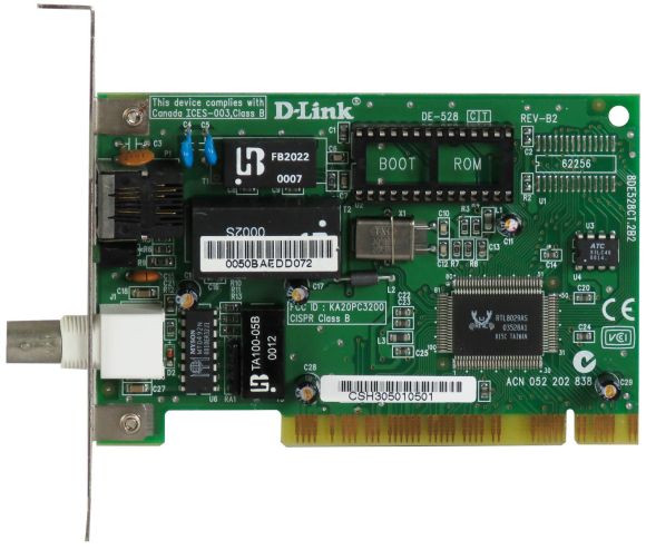 D-LINK 8DE528CT.1B2 ETHERNET CARD PCI