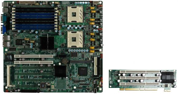 MOTHERBOARD TYAN THUNDER i7520R S5360G2NR-1UR-RS 604 +RISER M2360
