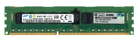 HP 731656-081 8GB DDR3 1600MHz ECC M393B1G70QH0-YK0Q9