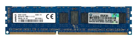 HP 664691-001 8GB DDR3 1600MHz ECC HP647651-081-KEF