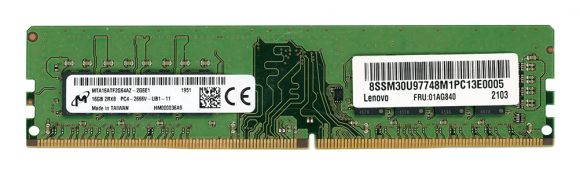 LENOVO 01AG840 16GB DDR4 2666MHz MTA16ATF2G64AZ-2G6E1