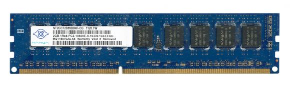 NANYA NT2GC72B89B0NF-CG 2GB DDR3 1333MHz ECC