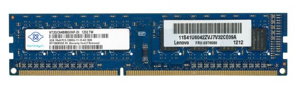 NANYA NT2GC64B88G0NF-DI DDR3 2GB 1600MHz