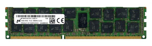 HP 647653-081 16GB DDR3 1333MHz REG ECC MT36KSF2G72PZ-1G4E1FF