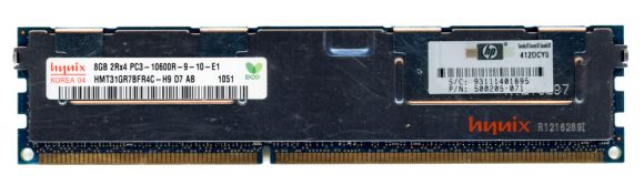 HP 500205-071 8GB DDR3 1333MHz REG ECC HMT31GR7BFR4C-H9