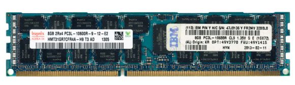 IBM 49Y1415 8GB DDR3 1333MHz REG ECC HMT31GR7CFR4A-H9