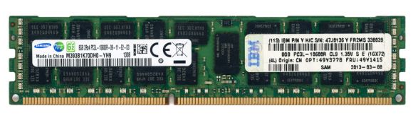 IBM 49Y1415 8GB DDR3 1333MHz REG ECC M393B1K70DH0-YH9